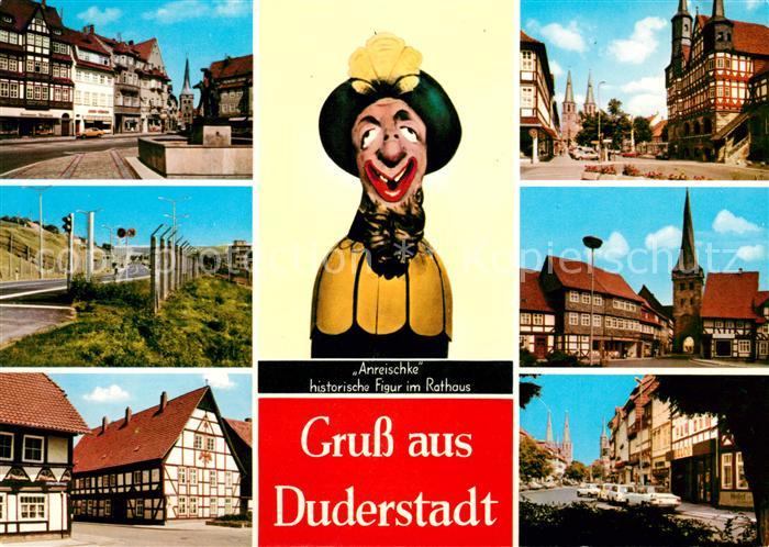 Duderstadt Anreischke Figur im Rathaus