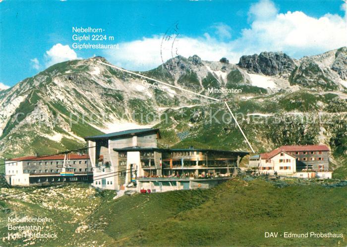 Oberstdorf DAV-Edmund Probsthaus Nebelhorn Gipfel