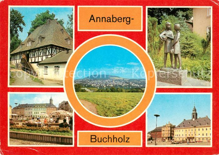 Annaberg-Buchholz Erzgebirge Frohnauer Hammer Plastik Erzgebirgische Kloeppe Rat