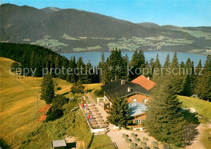 Tegernsee Berggasthaus Neureuth Fliegeraufnahme
