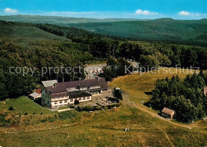 Breungeshain Berggasthof Hoherodskopf Fliegeraufnahme