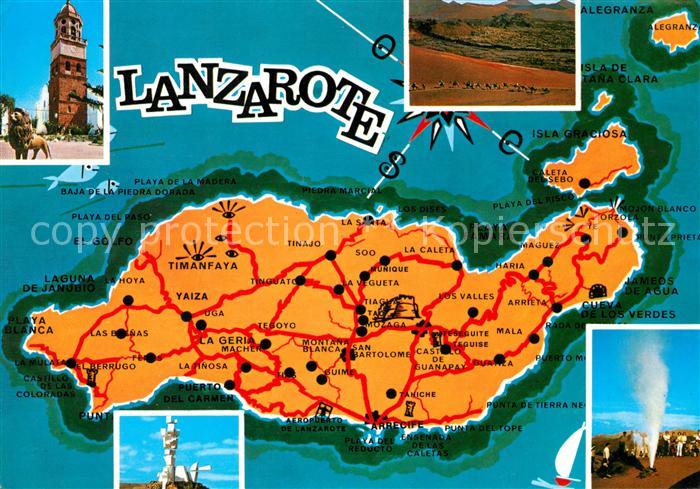 Lanzarote Kanarische Inseln La Isla de los Volcanes Details
