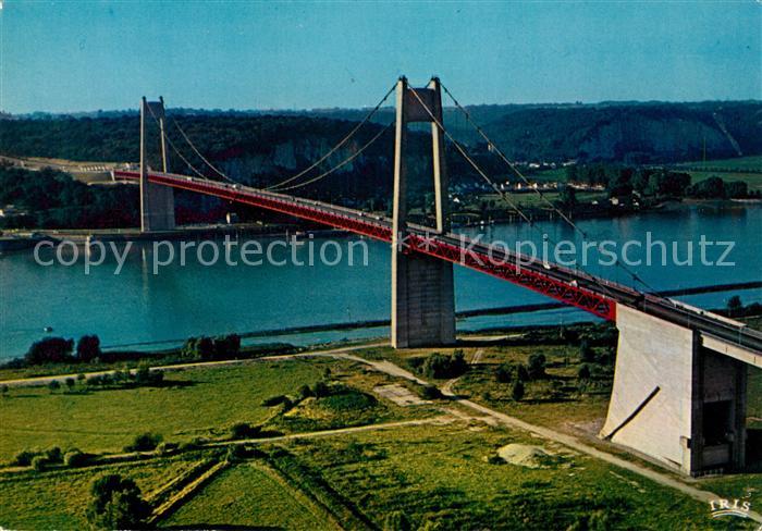 Tancarville Le Pont de Tancarville Fliegeraufnahme