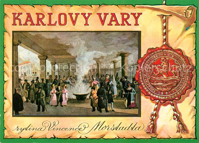 Karlovy Vary Umgebung des Sprudels zu Carlsbad