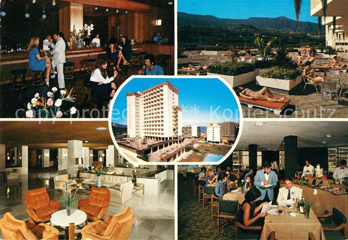 Puerto de la Cruz Hotel Florida Bar Terrasse Foyer Speisesaal