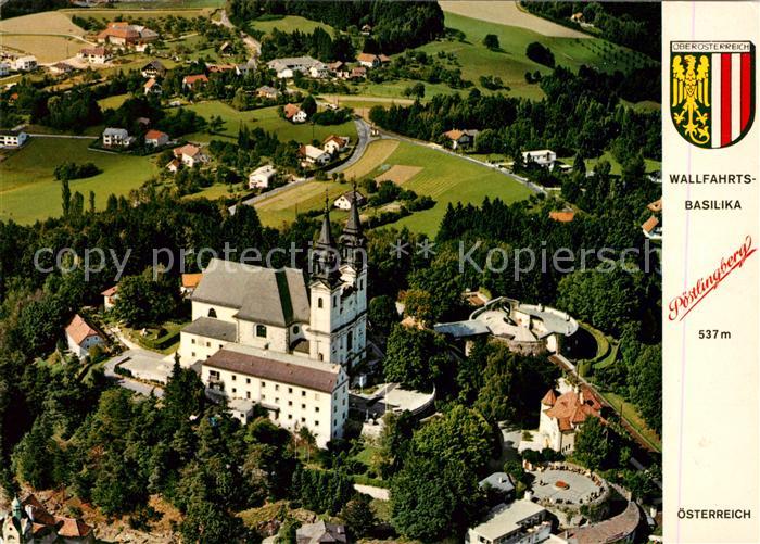 Poestlingberg Wallfahrtsbasilika Sieben Schmerzen Mariae Fliegeraufnahme