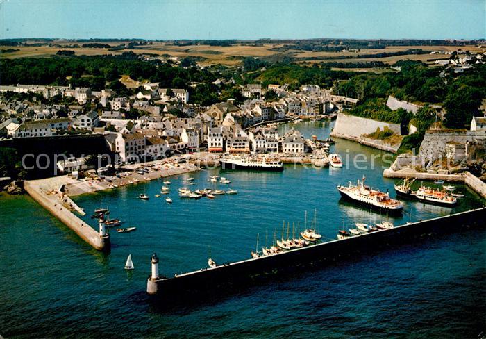 Belle-Ile-en-Mer Le Palais Le Port Fliegeraufnahme