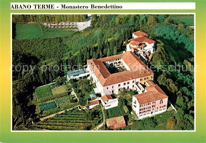 Abano Terme Monastero Benedettino Fliegeraufnahme