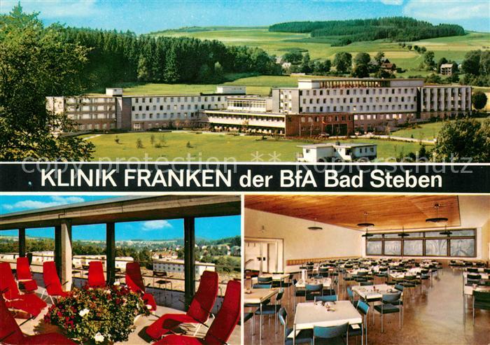 Bad Steben Klinik Franken der BfA Bad Steben Terrasse Speisesaal