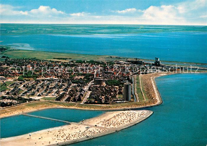 Buesum Nordseebad Fliegeraufnahme