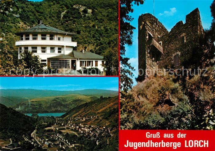 Lorch Rheingau Jugendherberge Panorama Ruine