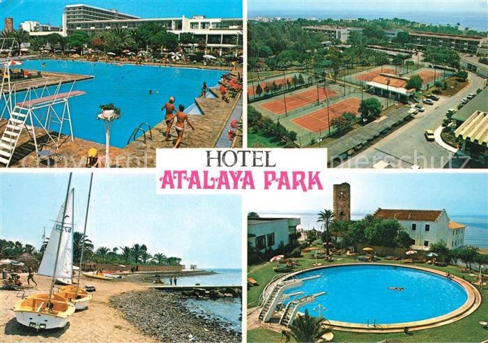 Marbella Andalucia Hotel Atalaya Park Schwimmbad Tennisplaetze Strand