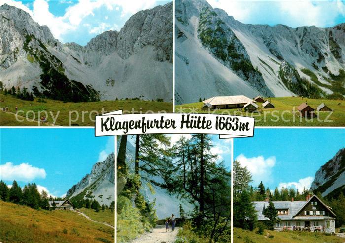 Feistritz Rosental Klagenfurter Huette in den Karawanken