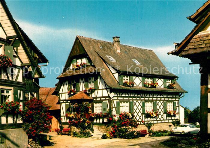 Sasbachwalden Fachwerkhaeuser im Unterdorf