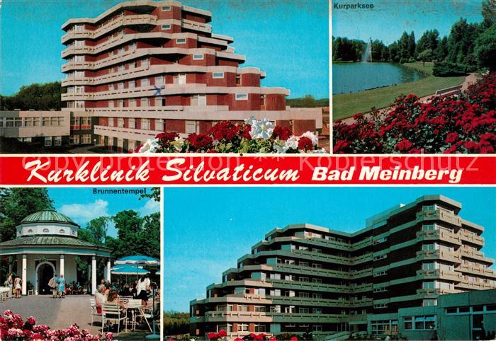 Bad Meinberg Kurklinik Silvaticum Kurparksee Brunnentempel