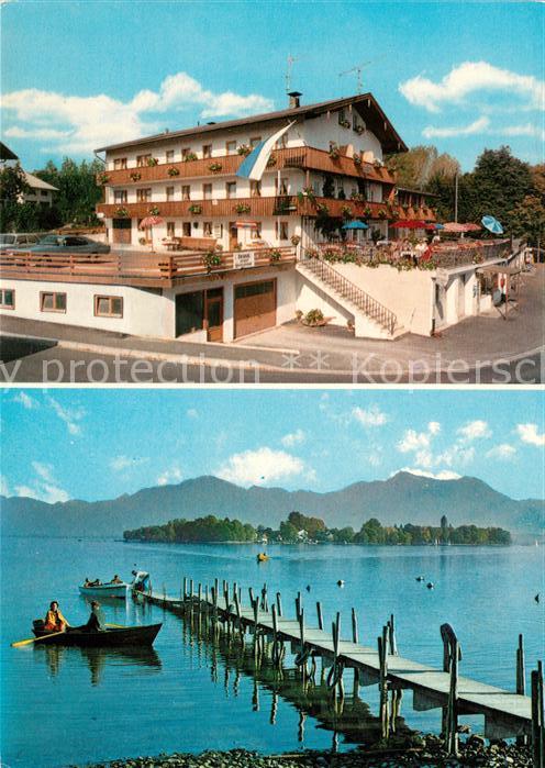 Gstadt Chiemsee Gaestehaus Heistracher Bootsanlegesteg