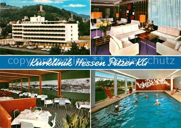 Bad Soden-Salmuenster Kurklinik Hessen Gastraeume Hallenbad