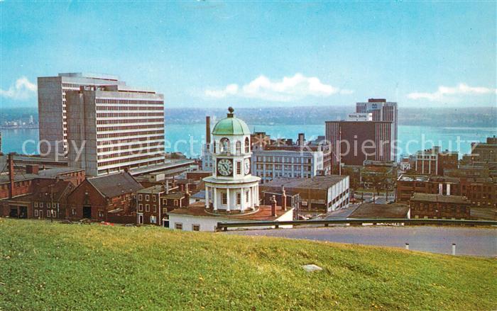 Halifax Nova Scotia View from Citadel Hill showing the beginning of the skyline
