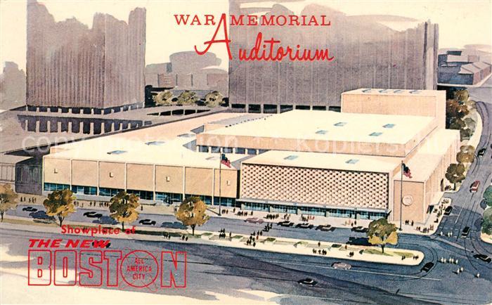 Boston Massachusetts War Memorial Auditorium