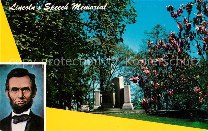 Gettysburg Pennsylvania Lincoln Speech Memorial