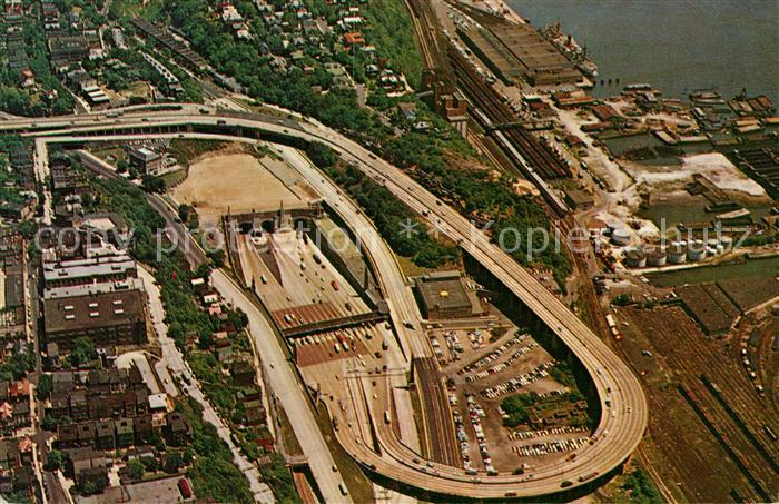 New Jersey Lincoln Tunnel Entrance Fliegeraufnahme