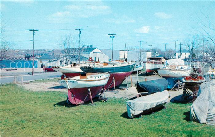 New Haven Connecticut Sailboats and yachts along the Southern New England Shore