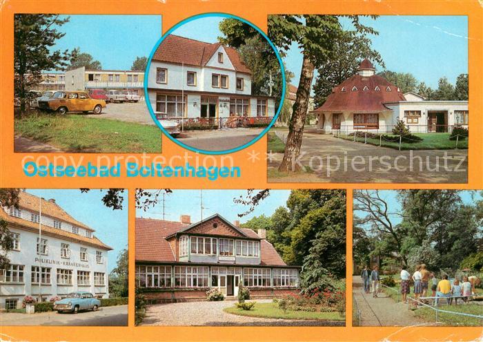 Boltenhagen Ostseebad Urlauberdorf Kurverwaltung Pavillon Bar Poliklinik Kranken