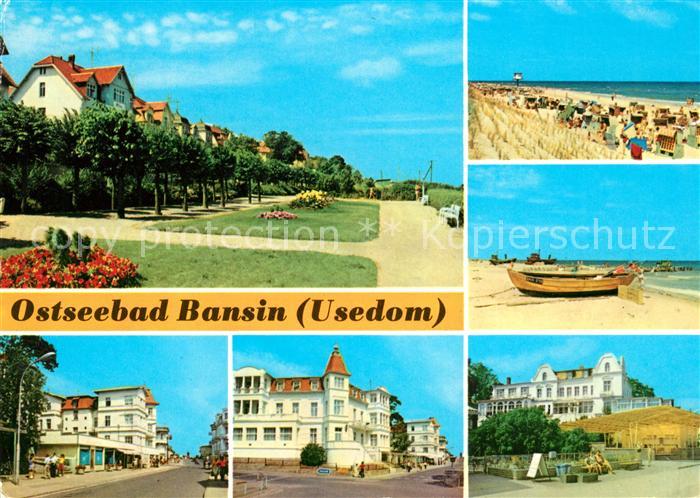 Bansin Ostseebad Strandpromenade Karl Marx Str FDGB Erholungsheim Julian Marchie