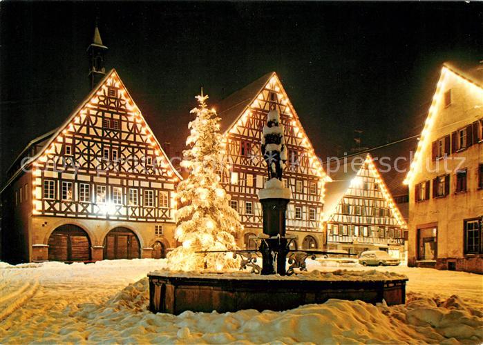 Dornstetten Wuerttemberg Weihnachtsidyll