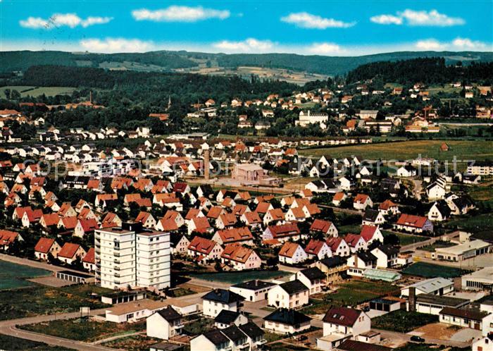 Bad Driburg Suedviertel Fliegeraufnahme