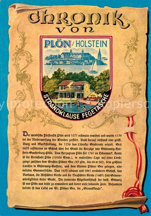 Ploen See Strandklause Fegetasche