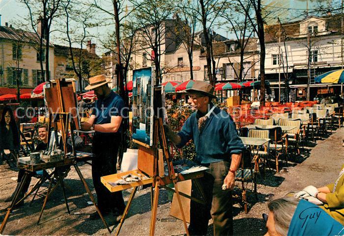Montmartre Paris La Place du Tertre et ses peintres