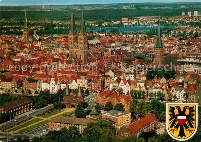 Luebeck Fliegeraufnahme