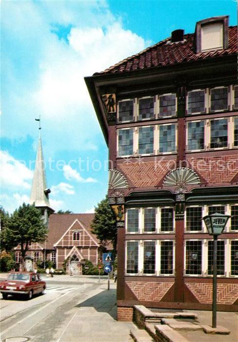 Bergedorf Hamburg Gaststaette Stadt Hamburg mit St Petri und Paulikirche
