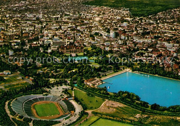 HANNOVER CITY Fliegeraufnahme City Maschsee Niedersachsen Stadion