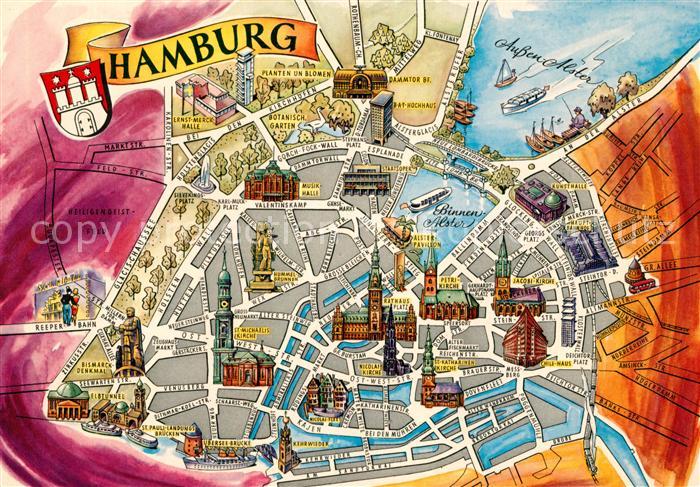 Hamburg Stadtplan