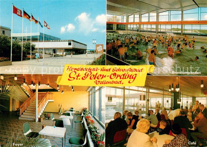 St Peter-Ording Wellenbad Aussenansicht Brandungsbaden Foyer Cafe