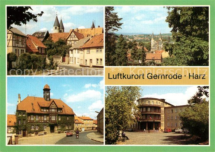 Gernrode Harz Spittelplatz Bad Suderode Rathaus FDGB Erholungsheim Fritz Heckert