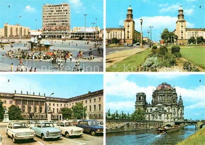 BERLIN  CITY Alexanderplatz Frankfurter Tor Humboldt Universitaet Dom