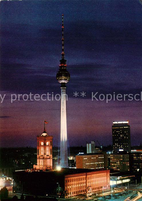 BERLIN  CITY Fernseh und UKW Turm der Dt Post