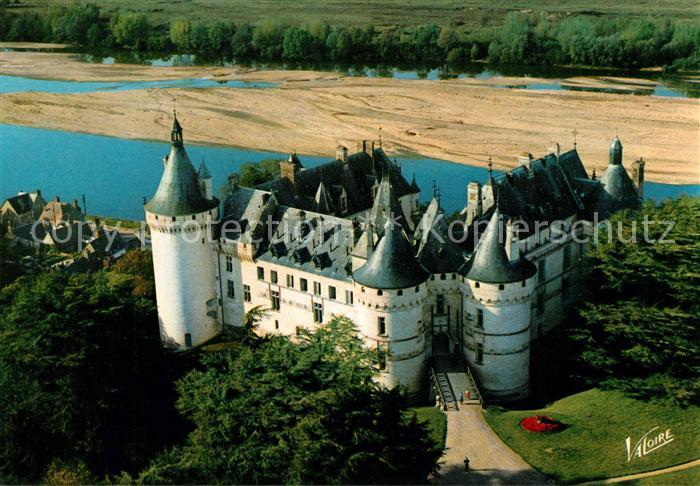 Chaumont-sur-Loire Le Chateau Vue aerienne
