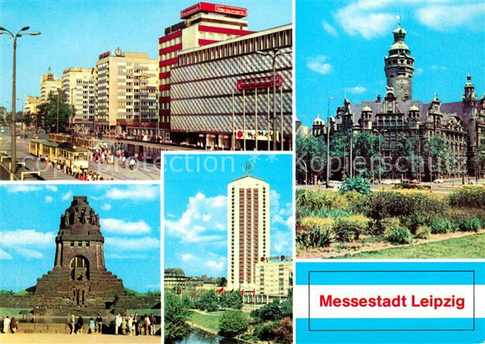 LEIPZIG Sachsen Richard Wagner Strasse Neues Rathaus Voelkerschlachtdenkmal Wohn