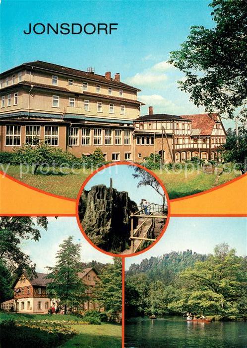 Jonsdorf FDGB Erholungsheim Jonashof Grosse Orgel Gaststaette Gondelfahrt Nonnen