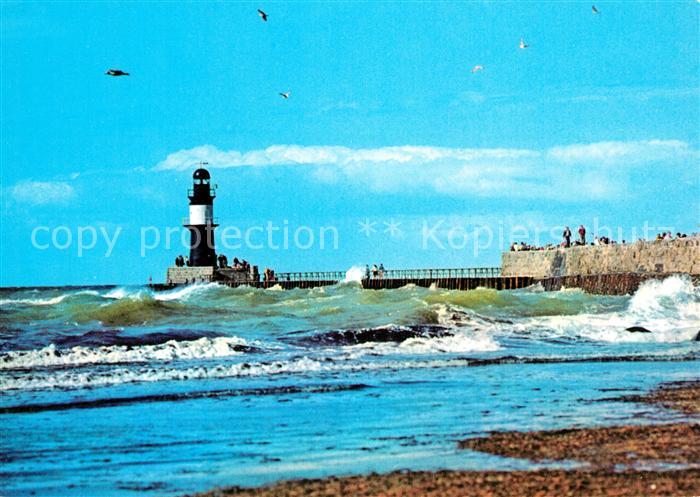 Rostock-Warnemuende Leuchtturm An der Mole