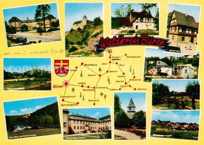 Bueren Westfalen Schloss Fuerstenberg Aatal Wuennenberg Schloss Feriendorf Wiewe