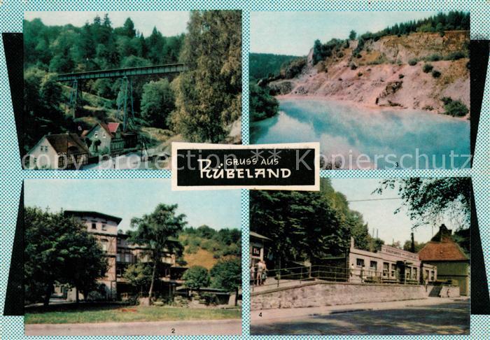 Ruebeland Harz Kreuztalbruecke Zentrag Helm Blauer See Baumann Hoehle