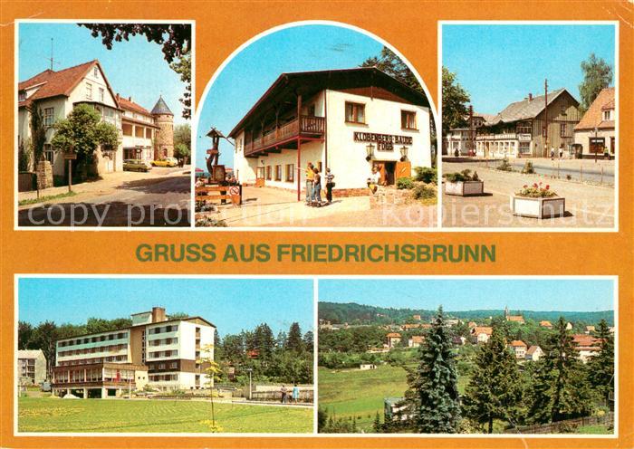 Friedrichsbrunn Harz HOG Brockenblick Klobenberg Baude HOG Zum Ramberg FDGB Bett