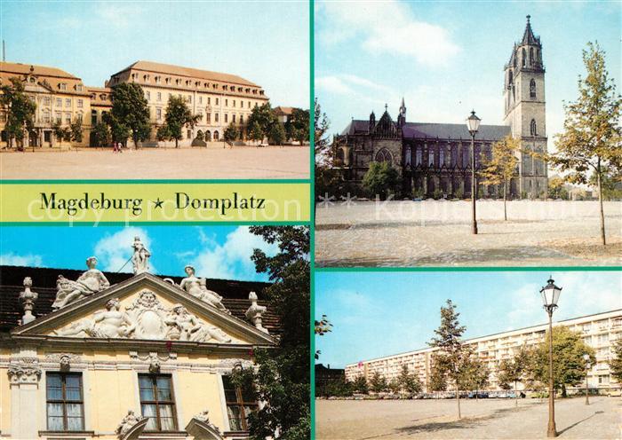 Magdeburg Domplatz Teilansichten