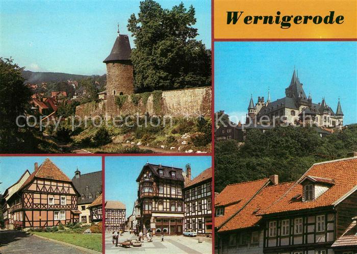 Wernigerode Harz Am Wallgraben Klintgasse Am Markt Feudalmuseum Schloss Werniger