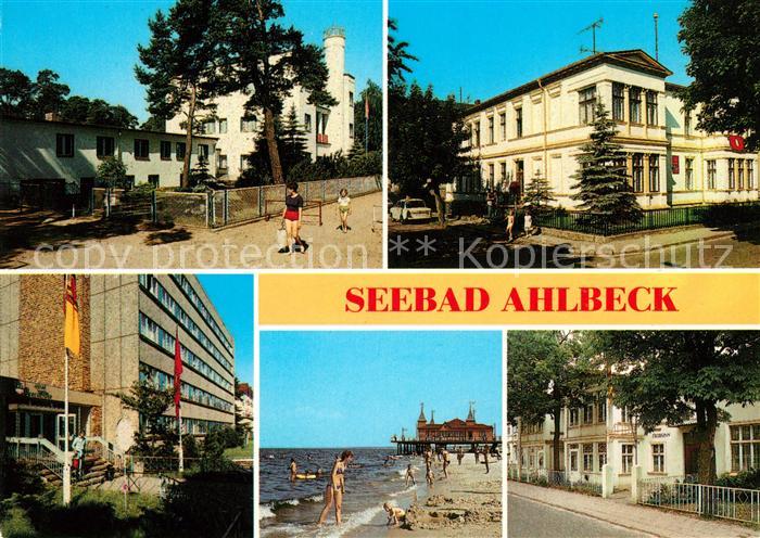 Ahlbeck Ostseebad Ferienheim Waldeck FDGB Erholungsheime Willi Bredel Max Kreuzi